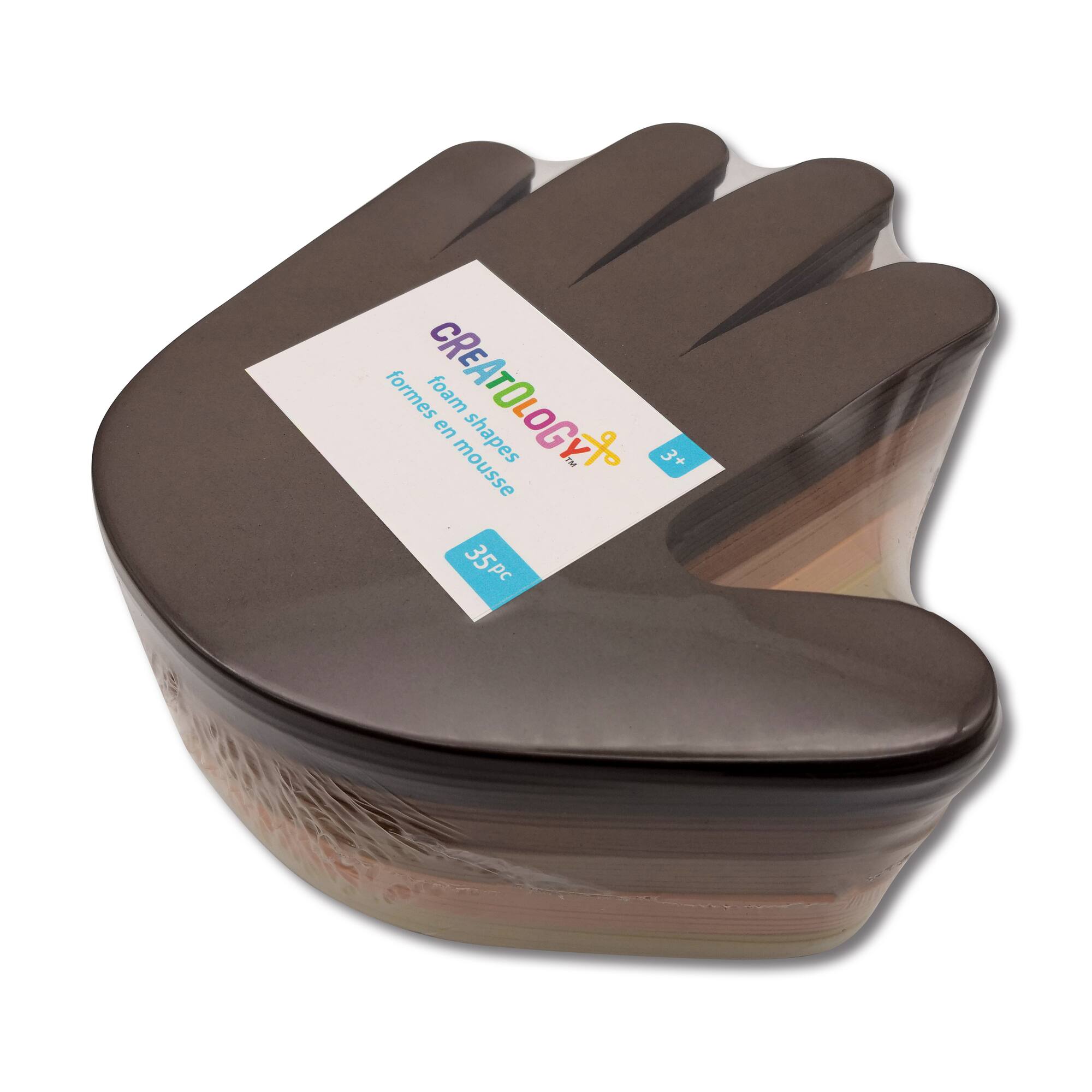 6.5" Natural Hand Foam Shapes, 35ct. by Creatology™